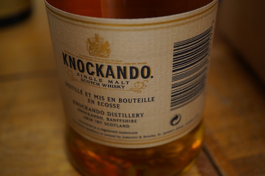 A cased bottle Knockando single malt whisky, 1991